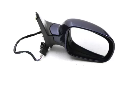 VW Golf 4 Bora elektrischer Spiegel vorne rechts Außenspiegel Blau LB5N indigobl