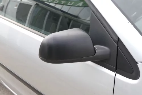 VW Polo 9N 9N3 manueller Spiegel Außenspiegel rechts vorne Schwarz matt (121233)