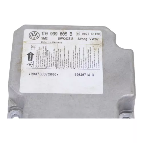 Touran Steuergerät Airbag Airbagsteuergerät 1T0909605B 07 H023 S1400 1T0909605C (121311)