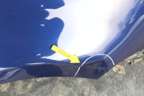 VW Touran 1T Kotflügel vorne rechts blau LB5N 1T0821022A ca.2003-2006 indigoblau (121550)