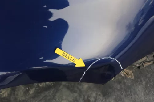 VW Touran 1T Kotflügel vorne rechts blau LB5N 1T0821022A ca.2003-2006 indigoblau (121550)