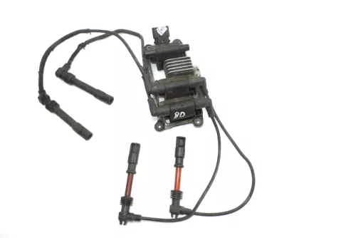 VW Passat 3B Audi A4 B5 2,8 2,6 Benziner Zündspule 078905104 + Zündkabel Kabel