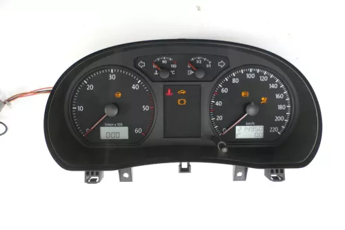 VW Polo 9N 3Tacho Tachometer Kombiinstrument 214.000km 6Q0920825F 1,4TDI BNV BNM