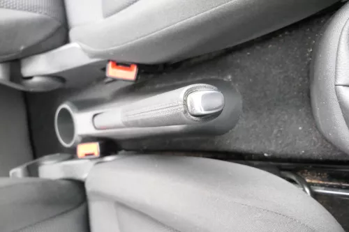 VW Up Mii Handbremse Feststellbremse Handbremshebel schwarz Leder schwarz (122593)