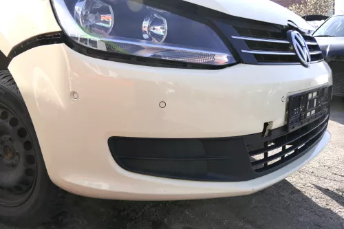 VW Sharan 7N Stoßstange vorne Frontstoßstange gelb Taxi elfenbein L115(ohneGrill (122598)