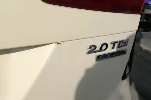 VW Sharan 7N Heckklappe Scheibe Klappe hinten gelb Taxi elfenbein L115 (122611)