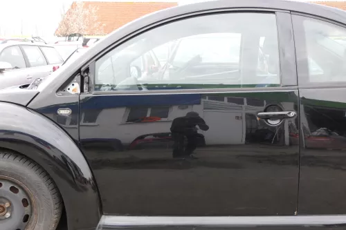 VW New Beetle 1C 9C Tür vorne links Fahrertür schwarz L041 - OHNE Anbauteile