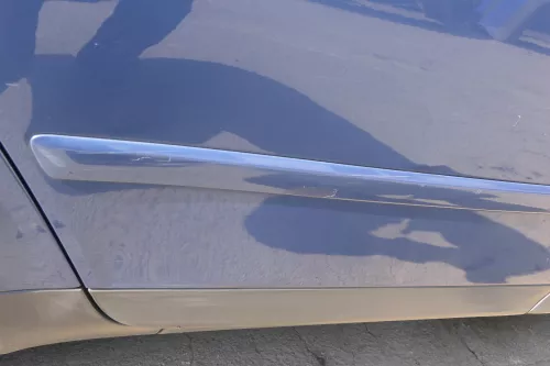 Audi A4 B6 8E nur Türblatt Tür hinten rechts blau LZ5W Kombi+Limo (122683)