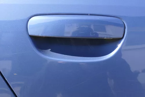 Audi A4 B6 8E nur Türblatt Tür hinten rechts blau LZ5W Kombi+Limo (122683)