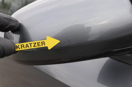 Audi A4 B6 B7 8E Spiegel Außenspiegel rechts elektrisch verstellbar grau LX7Z de (122707)