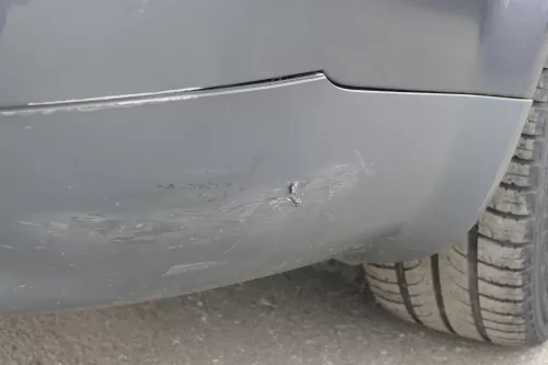 Audi A4 8E B6 Kombi Avant Stoßstange hinten mit Spoiler grau LX7Z (122709)