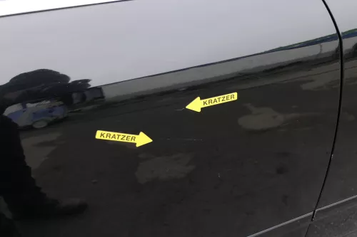 Audi A4 B6 8E nur Türblatt Tür hinten rechts schwarz LY9B Kombi+Limo (122774)