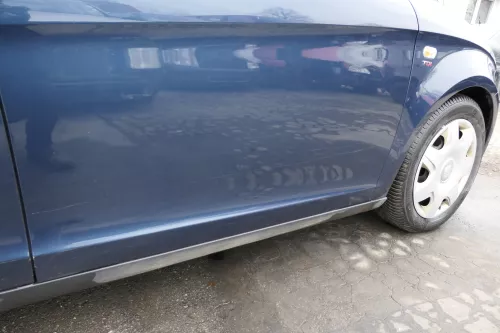 Seat Altea 5P XL Toled Tür vorn rechts Beifahrertür grau blau LS5Y -ohneAnbautei (122795)