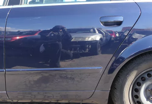 Audi A4 B6 8E Türblatt Tür hinten links blau LZ5J Kombi+Limo -ohne Anbauteile