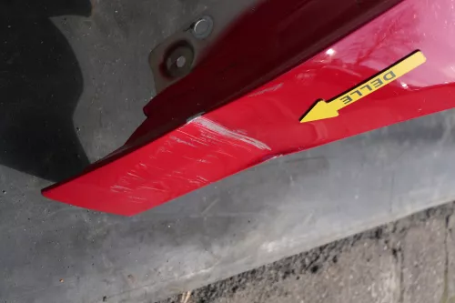 VW Touran 1T Kotflügel vorne rechts rot LY3D 1T0821022A ca.2003-2006 (123005)