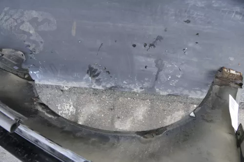 VW Passat 3B Kotflügel vorne links schwarz matt (123020)