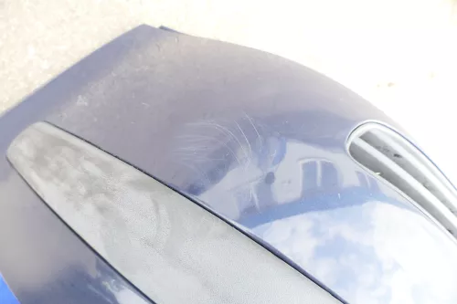 VW Bora Stoßstange vorne Frontstoßstange Stoßfänger vorne blau LA5G (123044)