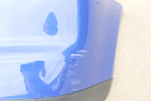 VW Touran 1T Stoßstange hinten Heckstoßstange Stoßfänger blau LL5M AHK (123048)