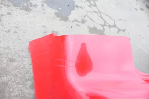 VW Touran 1T Stoßstange hinten Heckstoßstange Stoßfänger rot LY3D Tornadorot (123051)