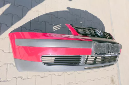 VW Passat 3B Stoßstange vorne Frontstoßstange Stoßfänger vorne rot LY3D (123103)