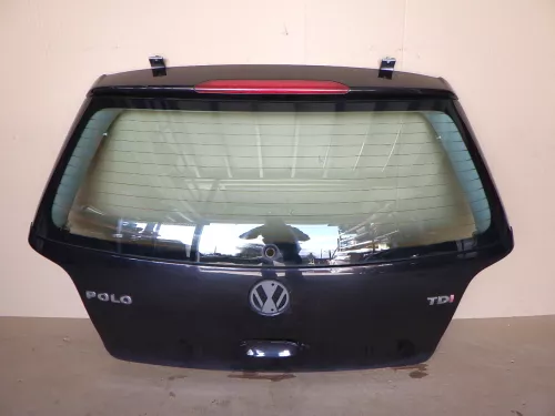 VW Polo 9N3 9N Heckklappe Kofferraumklappe Klappe schwarz LC9Z - Ecke geknickt