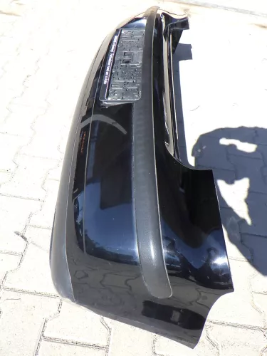 VW Polo 9N 9N3 Stoßstange Heckstoßstange hinten schwarz L041 uni (123184)
