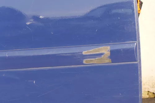 VW Touran 1T3 1T Tür hinten rechts Beifahrerseite blau LL5M (123212)