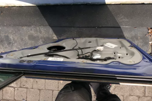 VW Touran 1T3 1T Tür hinten rechts Beifahrerseite blau LL5M (123212)