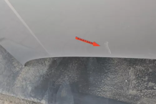 VW Golf 4 Motorhaube Haube Klappe vorne grau LD7W (123224)