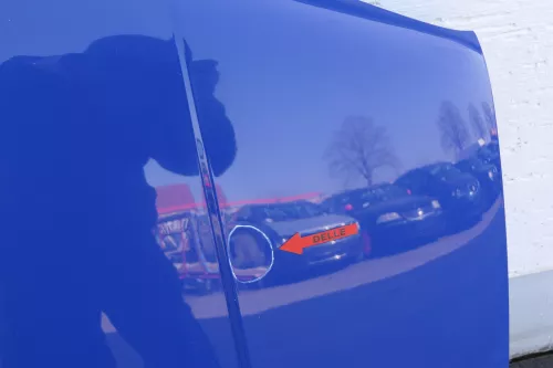 VW Golf 4 Motorhaube Haube Klappe vorne blau LA5C (123225)