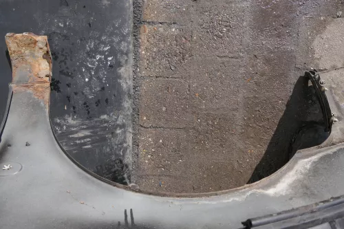 Audi A4 B5 (bis caMitte1999 Bild vergleic) Kotflügel vorne rechts schwarz LZ9U (123277)