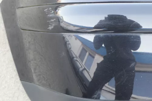 VW Golf 4 Limousine Stoßstange hinten Heckstoßstange Stoßfänger schwarz LC9Z ger (123335)