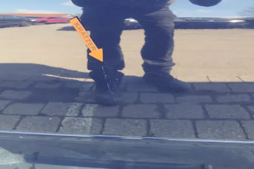 VW Golf 5 V 1K Tür Türrahmen hinten links 4/5-Türer grau blau LA5G (123355)