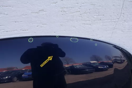 VW Passat 3BG Motorhaube Klappe vorne vorn Haube blau LB5N indigoblau (123385)