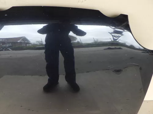 VW Polo 9N Motorhaube KLappe vorne schwarz LC9Z bis ca. Bj. 2004 (123422)