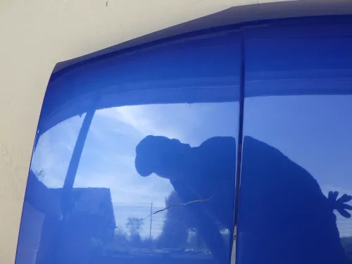 VW Golf 4 Motorhaube Haube Klappe vorne blau LA5W (123437)