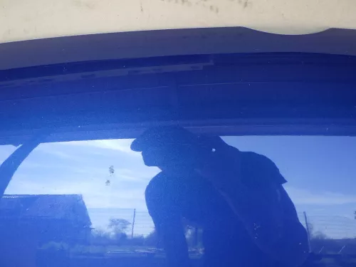 VW Golf 4 Motorhaube Haube Klappe vorne blau LA5W (123437)