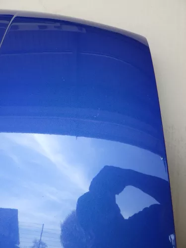 VW Golf 4 Motorhaube Haube Klappe vorne blau LA5W (123437)