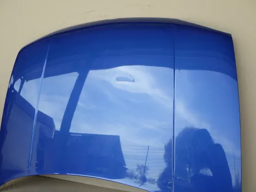 VW Golf 4 Motorhaube Haube Klappe vorne blau LA5W (123437)