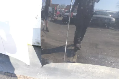 VW Golf 4 Motorhaube Haube Klappe vorne schwarz L041 (123459)