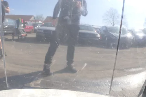 VW Golf 4 Motorhaube Haube Klappe vorne schwarz L041 (123459)