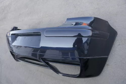 VW Golf 4 Limousine Stoßstange hinten Heckstoßstange Heckanastz blau LC5M (123479)
