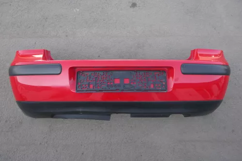VW Golf 4 Limousine Stoßstange hinten Heckstoßstange Stoßfänger rot LP3G