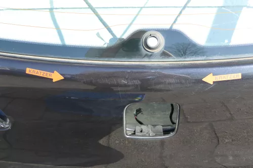 Seat Ibiza 6L Heckklappe Klappe hinten Kofferraumklappe schwarz LC9Z (123510)