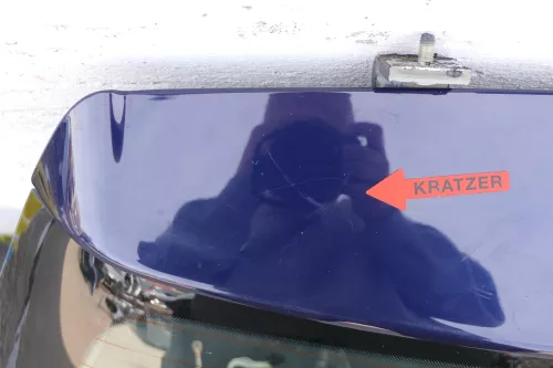 VW Polo 9N3 9N Heckklappe Kofferraumklappe Klappe blau LB5N indigoblau (123530)