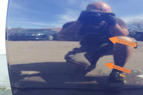 VW Polo 9N 9N3 Tür hinten links 4/5-Türer blau LB5N indigoblau - ohne Scheibe (123534)