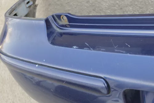 VW Polo 6N2 Stoßstange hinten Heckstoßstange Stoßfänger blau LB5N indigoblau (123557)