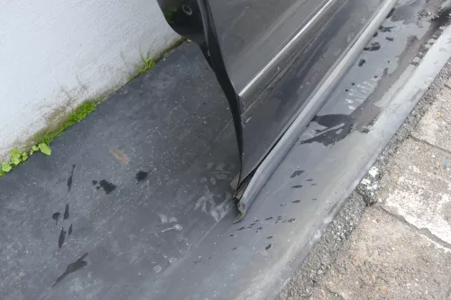 Audi A4 B5 Tür vorne rechts schwarz LZ9W Kombi+Limo (Leiste+Griff beachten (123582)