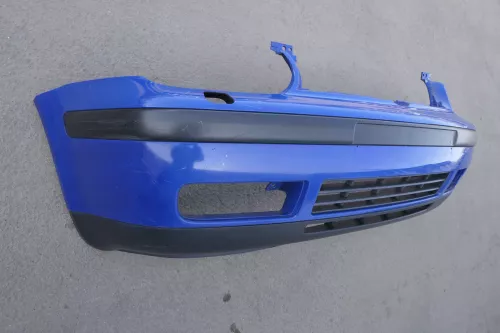 VW Golf 4 Stoßstange vorne Frontstoßstange Stoßfänger blau LW5Z SWR (123608)