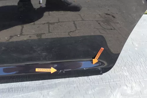 VW Touran 1T 1T3 Tür hinten links schwarz LC9X Deepblack (123641)